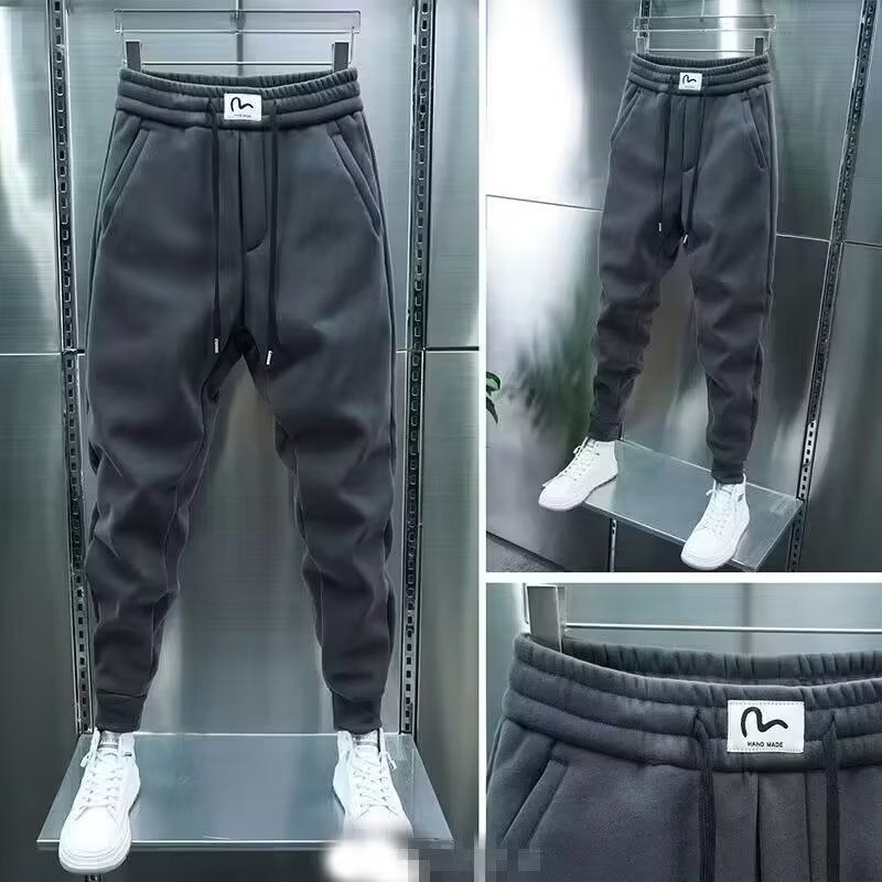 Herbst herren sportswear alle-farbe elastische taille kleine korsett beiläufige hosen mode marke Slim Ankles_voghion.com