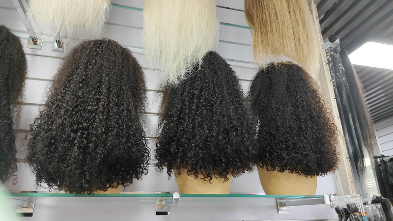 Pixie Curls Raw Human Hair Super Double Drawn Glueless Wig 13x4 Lace Transparent Lace Frontal Human Hair Wigs_voghion.com