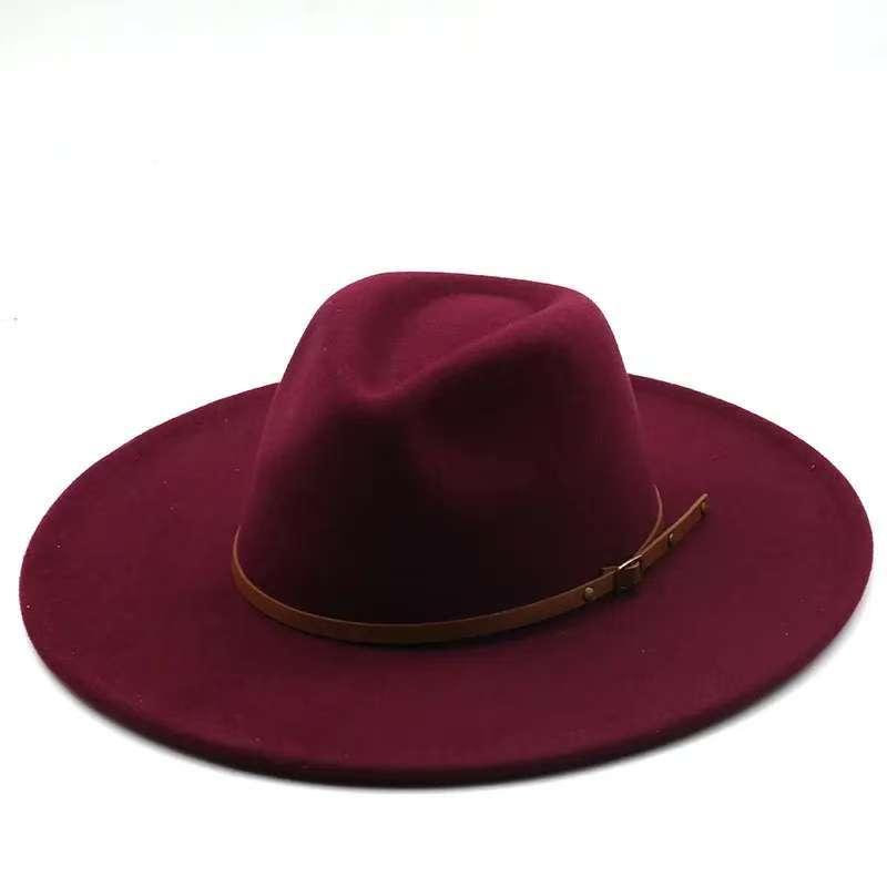 Klasik Geniş Kenarlı Porkpie Fedora Şapka Deve Siyah Erkek Kadın Kırılabilir Kış Şapkası Derby Düğün Kilise Caz Şapkaları aa11_voghion.com