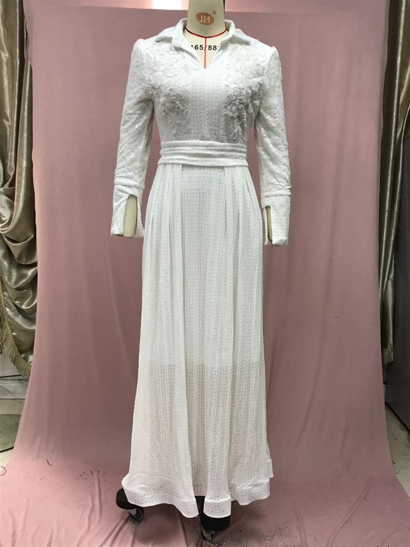 Elegante abito da sera da sposa musulmano a maniche lunghe, abito da ballo nero a trapezio_voghion.com