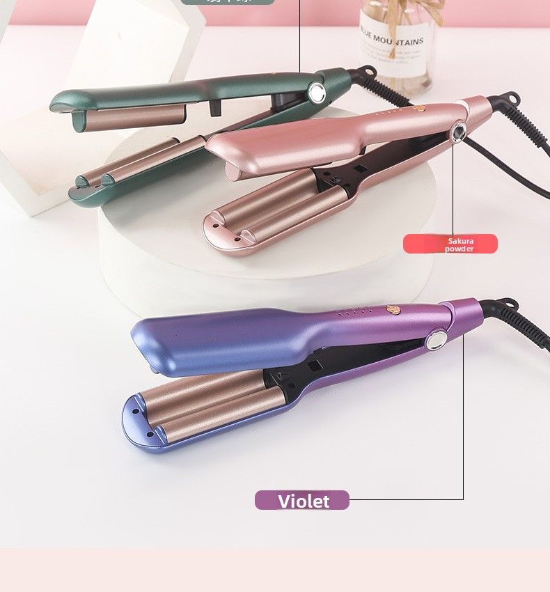 Egg Wave Lockenstab – Professioneller Styler für welliges Haar mit tiefem Lockenmuster (110 V/220 V Doppelspannung)_voghion.com