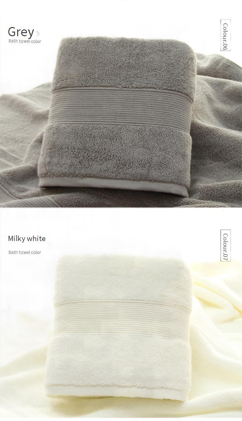 Serviette de toilette en coton épais de qualité supérieure 170 g - Extra douce et absorbante pour la maison et les voyages_voghion.com