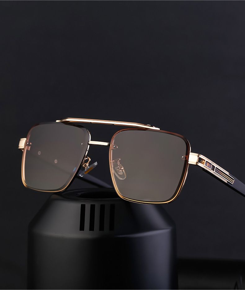 2025 Summer New European And American Cut Edge Frameless Sunglasses For Men, High-end Sunglasses For Men, Trendy Sunglasses For Men, Sunglasses_voghion.com