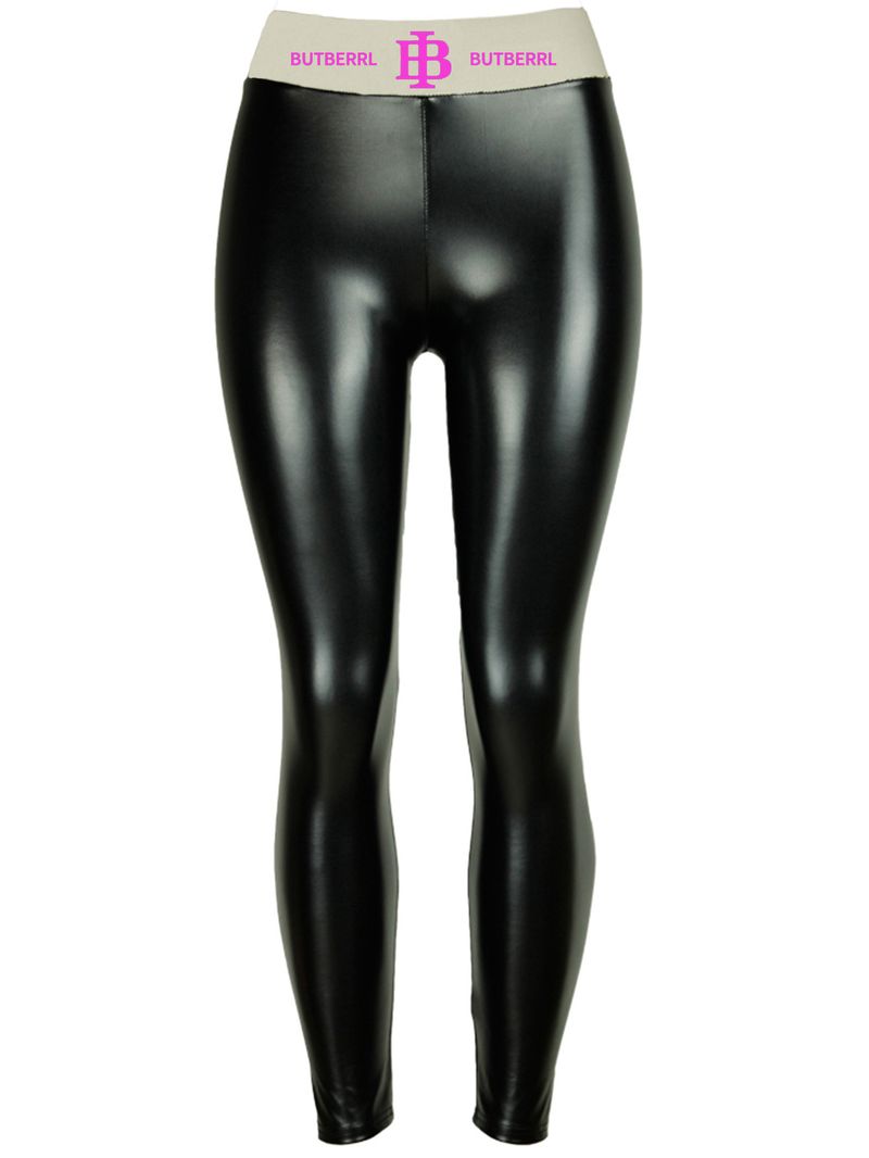Damkläder Stora storlekar Tryckta bokstäver Läderbyxor för kvinnor Sexiga tajta PU-läderbyxor Pennbyxor Dambyxor Bottoming_voghion.com