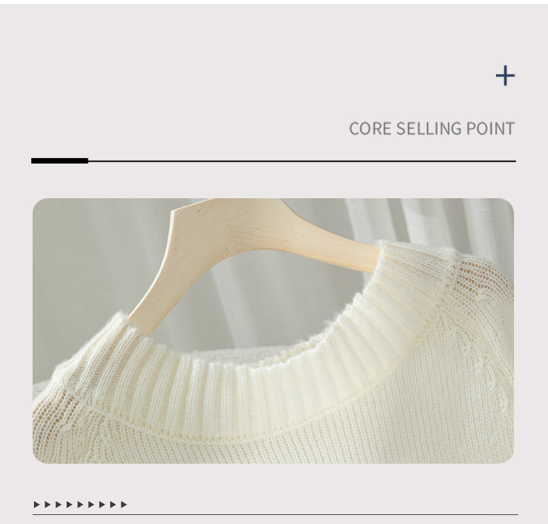 Dameskleding Effen kleur Eenvoudige een-schouder Oversized Off-Shoulder gebreide trui - Zachte geribbelde trui Casual top met lange mouwen voor herfst en winter_voghion.com