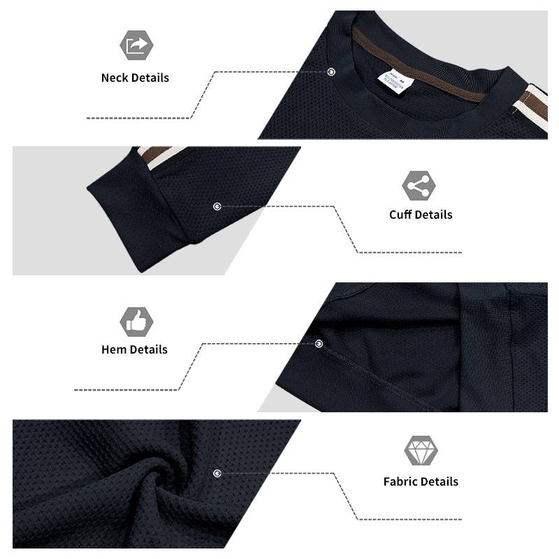 Lockerer Rundhals-Hoodie und dünnes Teakholz-Langarm-T-Shirt für Herren im Herbst und Winter_voghion.com