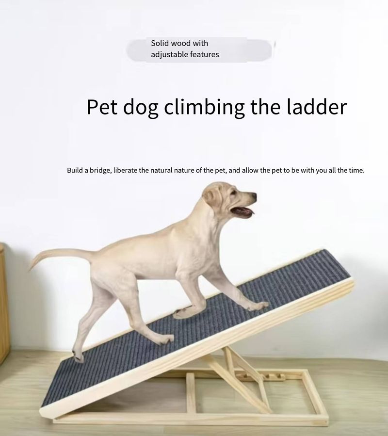 Pet Stairs Dog Bed Slope With Armrest Bedside Sofa Small And Medium Dogs Special Ladder Foldable_voghion.com