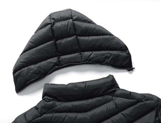 Piumino trapuntato da uomo con stampa pony, cappotto invernale antivento caldo con cappuccio, spesso per esterni_voghion.com