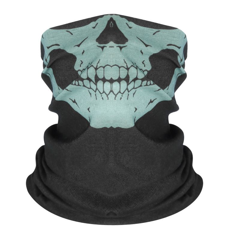 LazyZoom Men Motorcycle Riding Mask Full Outdoor Sun Protection Windproof Dustproof Quick-Dry 3D Helmet Head Cover Neck Gaiter_voghion.com