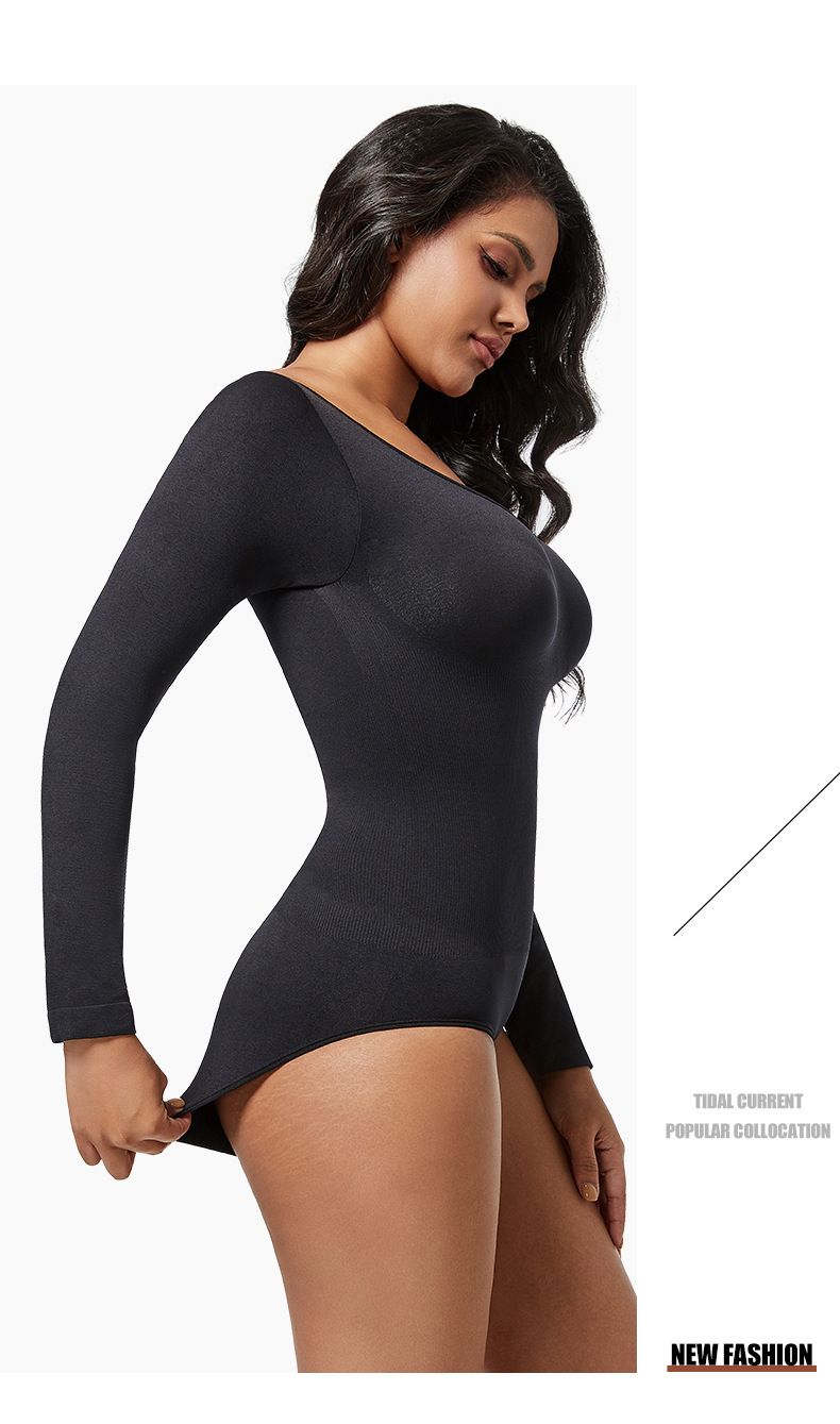 High-Waist Seamless Shapewear Bodysuit - Tummy Control Slimming Full Body Shaper For Women, Ultra Stretchy & Comfortable_voghion.com