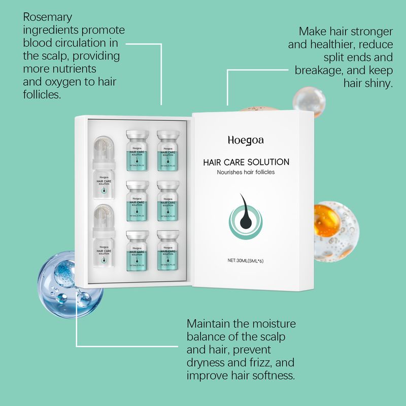 HOEGOA Scalp Roller Essence Nutriente, Liscio e Lucido, Cura Quotidiana per Capelli_voghion.com