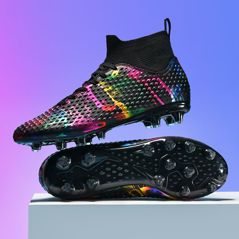 Featured New Xiyin 3-Color Long Spike Soccer Shoes Sizes 31-46_voghion.com