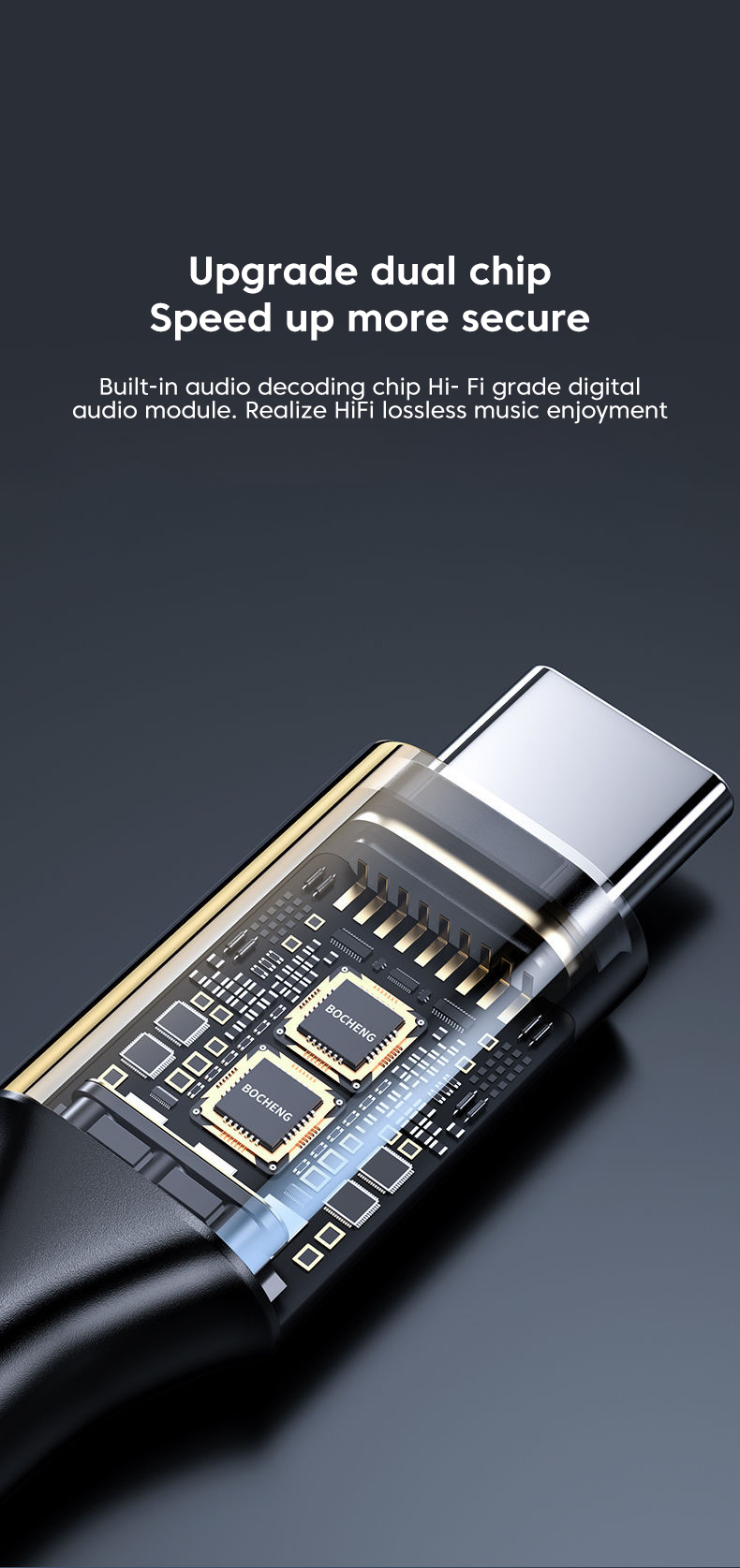 USB C típusú 3,5 mm-es Aux adapter fejhallgató adapter USB-C jack audio kábel Samsung Galaxy S22 S21 Huawei P50 Usbable_voghion.com