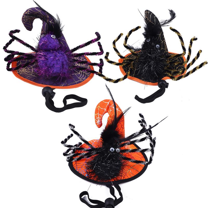 New Decoration Set Flag Pet Collar Dog Halloween Hat Bib_voghion.com