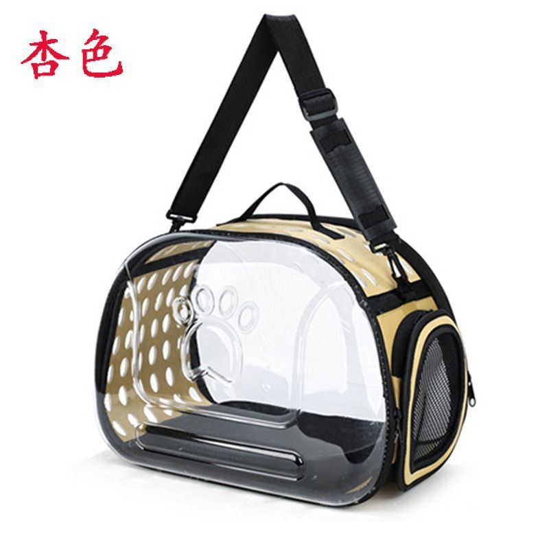 Pet Carrier Transparent Handheld Shoulder Portable Cage Space Capsule Breathable Travel Cat Bag With Viewing Window_voghion.com