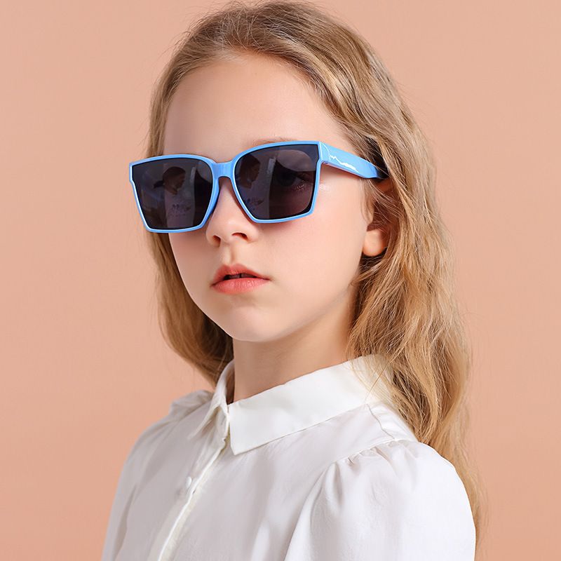 New model 0007 silicone polarized sunglasses, baby large frame children's glasses_voghion.com