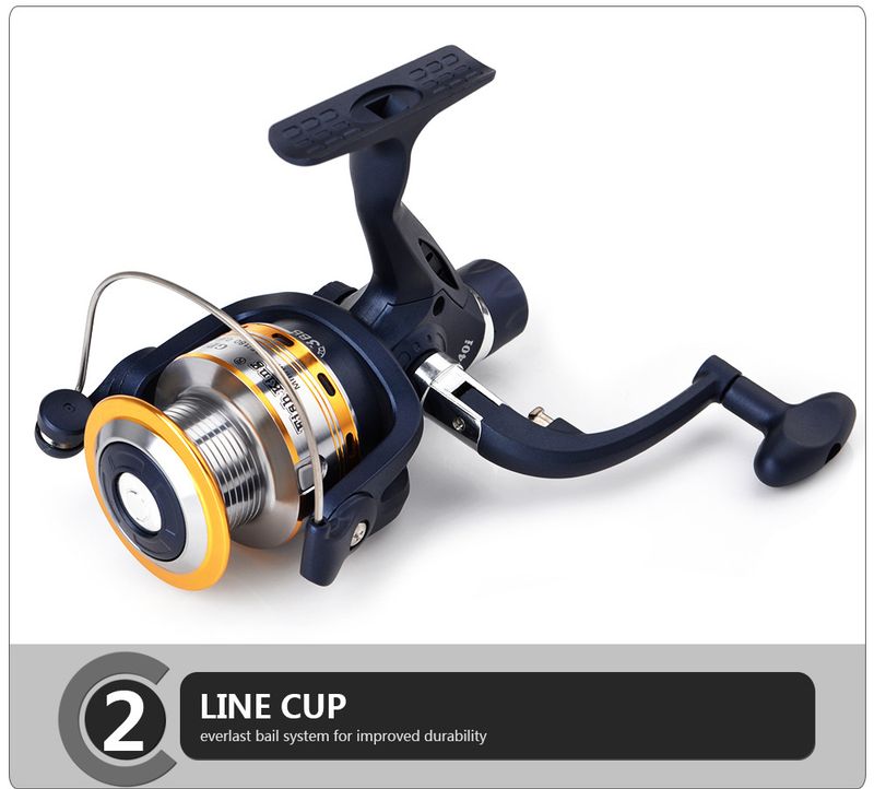 FISHKING Full Metal Head Fishing Line Spinning Sea Rock Valve Rod Drum Reel_voghion.com