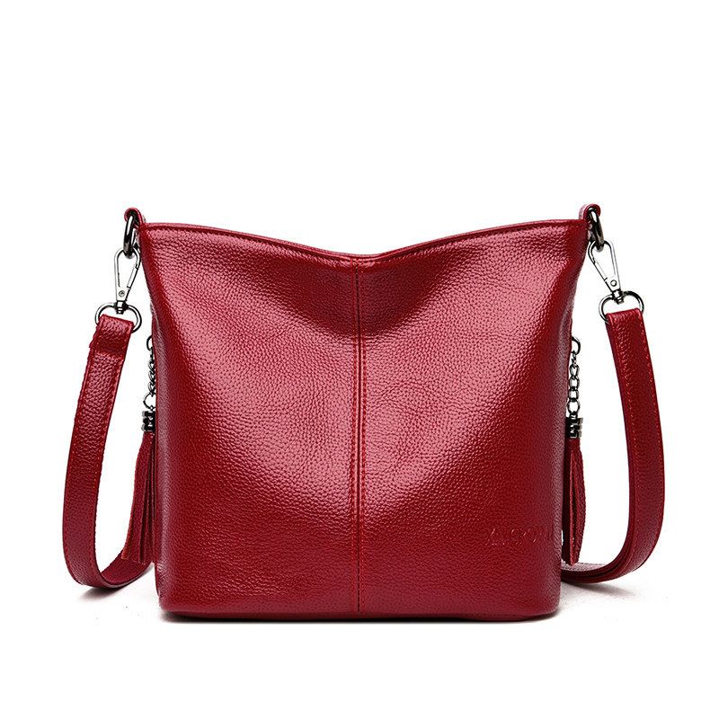 Borsa a tracolla piccola quadrata in morbida pelle, stile caldo 2024, da donna_voghion.com