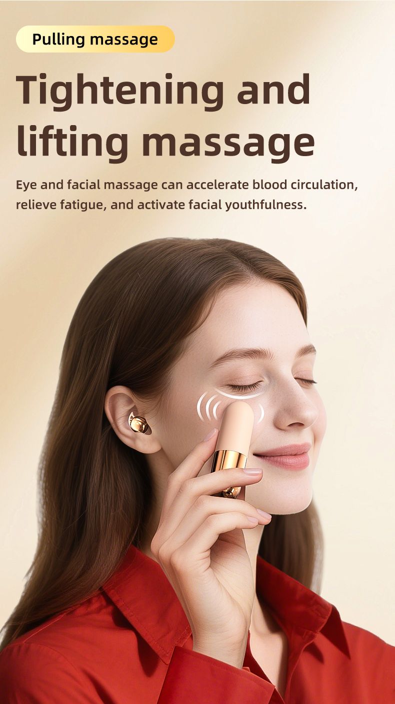 Auricolari vibranti per massaggio facciale S13 Bluetooth V6 TWS Auricolari a rullo vibrante in-ear Cuffie wireless Mini auricolari softpad_voghion.com
