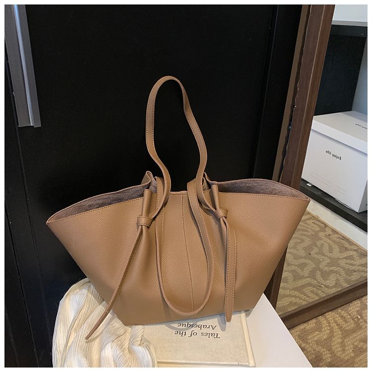 Women's Fashion Tote Bag With Wings Design - Large Capacity Shoulder Bag For Work & Daily Use - Soft PU Leather - Stylish & Versatile_voghion.com