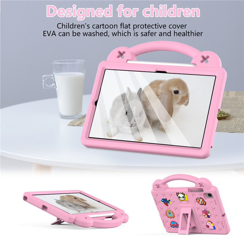 Panda Muster EVA Kunststoff PVC Fall Für Nokia T20 T 20 2021 10,36 zoll Fall Stoßfest Kickstand Tablet Kinder Griff Abdeckung Funda_voghion.com