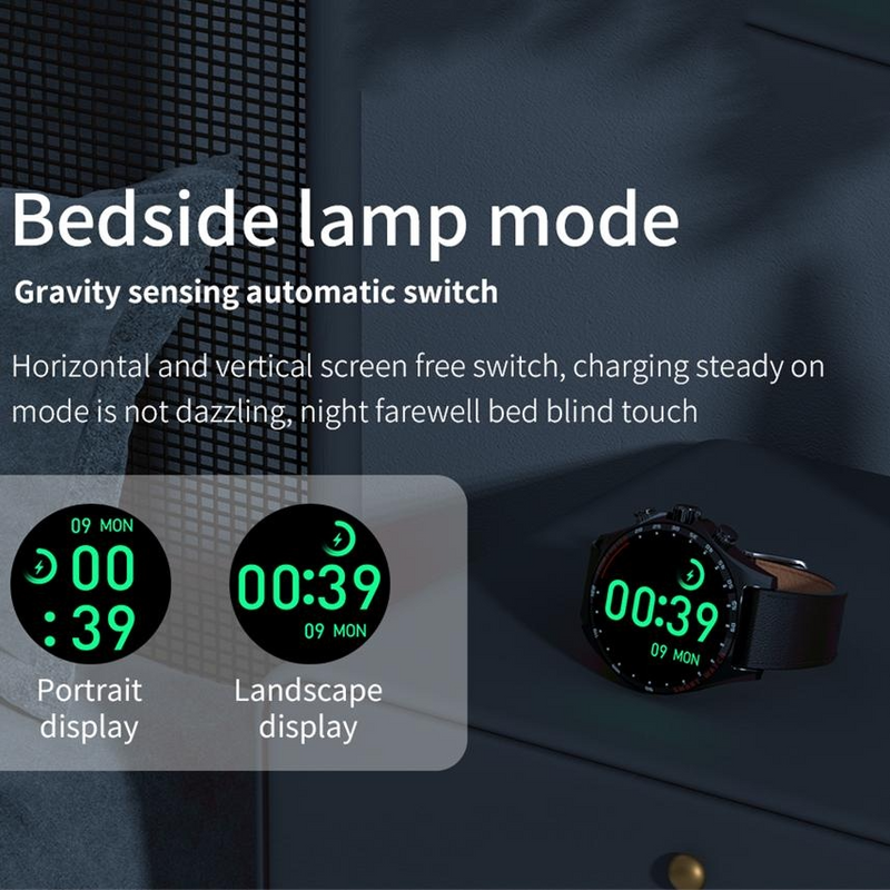NORTH EDGE GPS Smart Watch for Men Bluetooth Call Receive/Dial, Fiess Tracker 1.58" HD Full Touch Screen with Heart_voghion.com