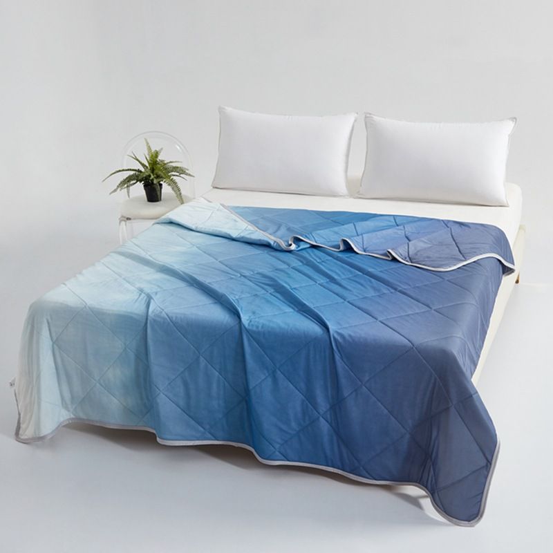 Class A Cooling Silk Summer Blanket - Machine Washable Lightweight Air-Conditioning Comforter For Single & Double Bed Breathable & Hypoallergenic_voghion.com