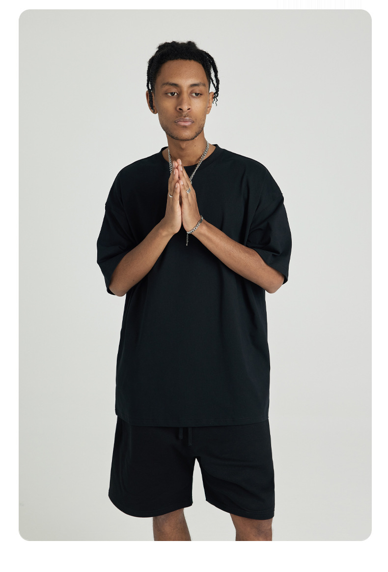 Koel en snel drogend zonbeschermingsshirt met korte mouwen voor heren in Amerikaanse effen kleur, los casual T-shirt Trend_voghion.com