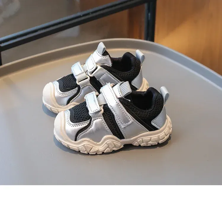 Zapatillas de deporte transpirables para niños y niñas, de otoño 2024, nuevas, ligeras, suaves y versátiles_voghion.com