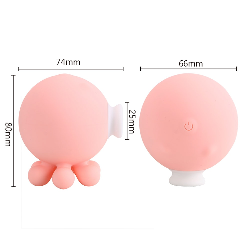 Octopus Niedliche Schweineform Brust Klitoris Massage Vibrator Nippel Klitoris Sauger Weiblicher Masturbator Sexy Spielzeug für Oris_voghion.com