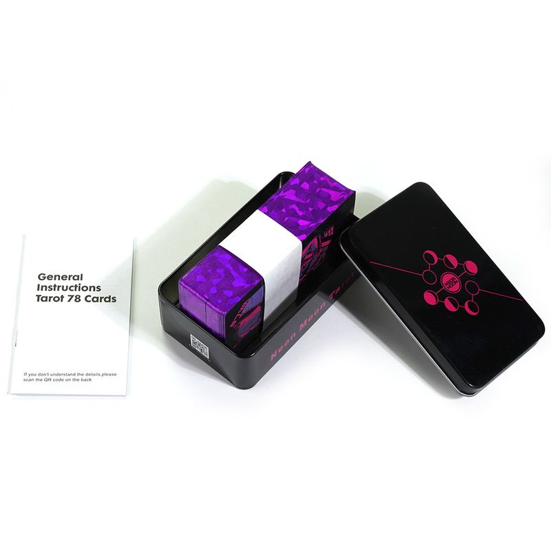 OKULT Tarot kártyák Aranyozott Csúcsminőségű Vasdobozos Pókerkártyák Nagykereskedelem Határokon átnyúló termékek most noow noen_voghion.com