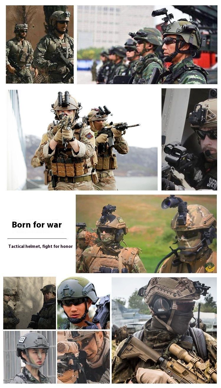 Casco multifunzionale da equitazione per giochi CS da combattimento all'aperto sportivo tattico MICH2000_voghion.com