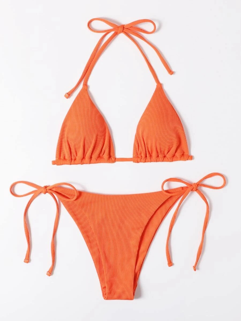 2025 Neuer sexy Triangel-Bikini-Strand-Set, zweiteiliger Badeanzug_voghion.com