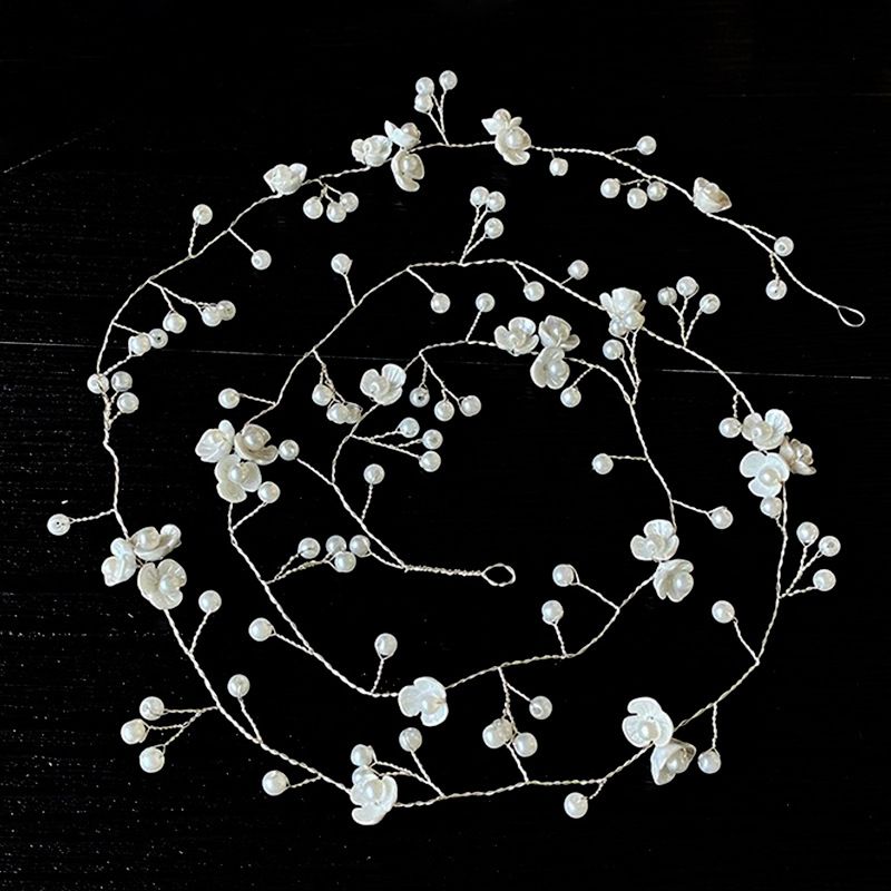 Copricapo da sposa di alta qualità, fatto a mano, con perle, temperamento, accessori per abiti da sposa, cerchietto di cristallo_voghion.com