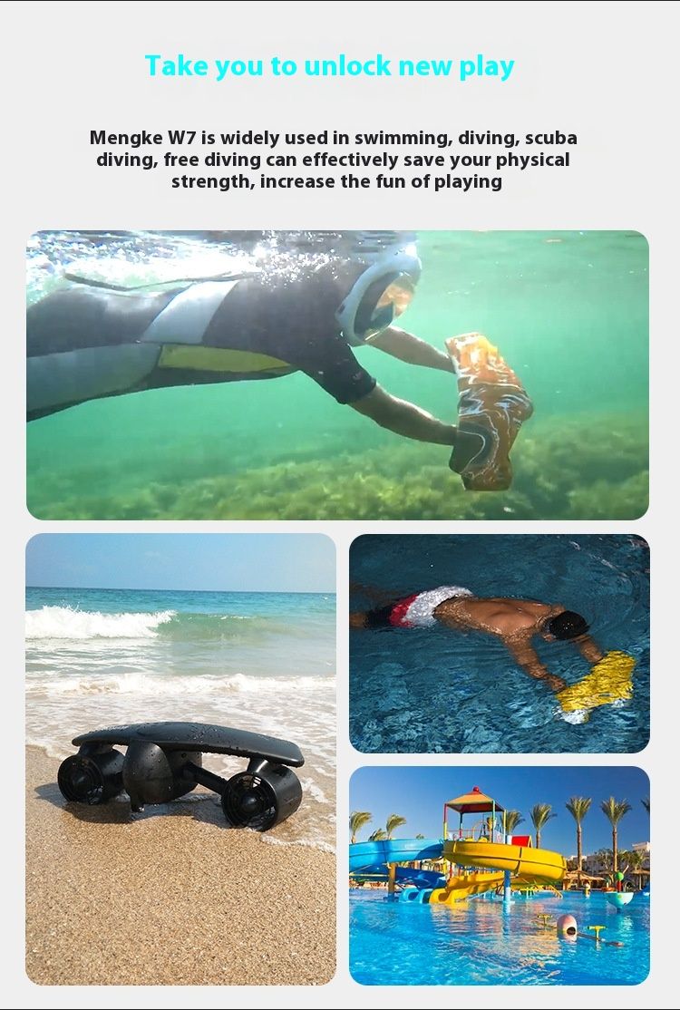 W7 Underwater Thruster Overseas Multi Compartment New Portable Electric Floating Board_voghion.com