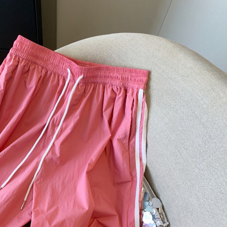 Pantaloni sportivi casual da donna, estivi, con elastico in vita e coulisse, nuovi design, larghi e larghi._voghion.com