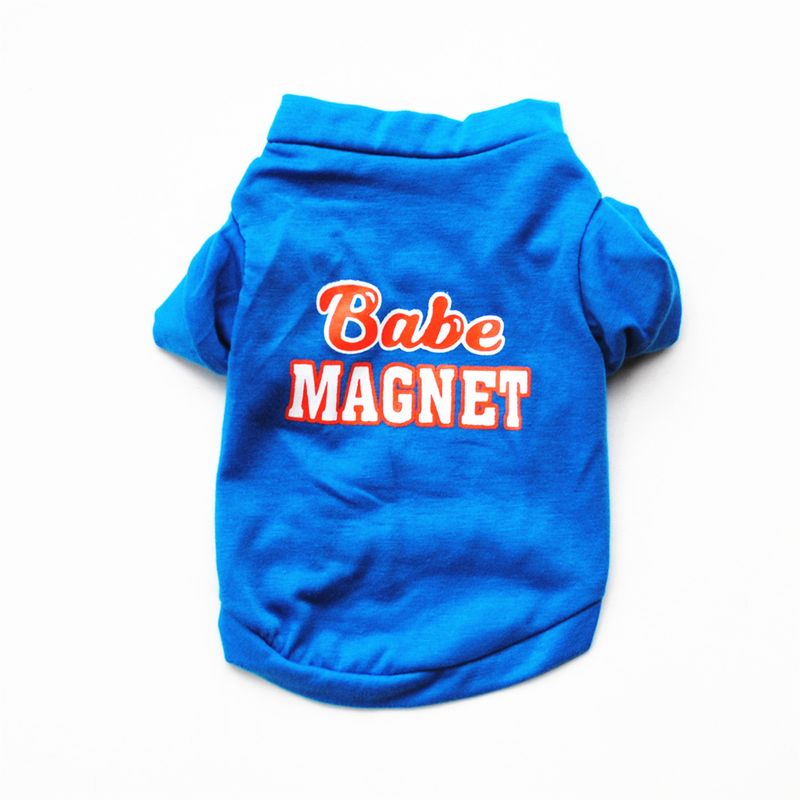 Spring Autumn Summer Dog Clothes T-Shirt Vest Short Sleeve_voghion.com