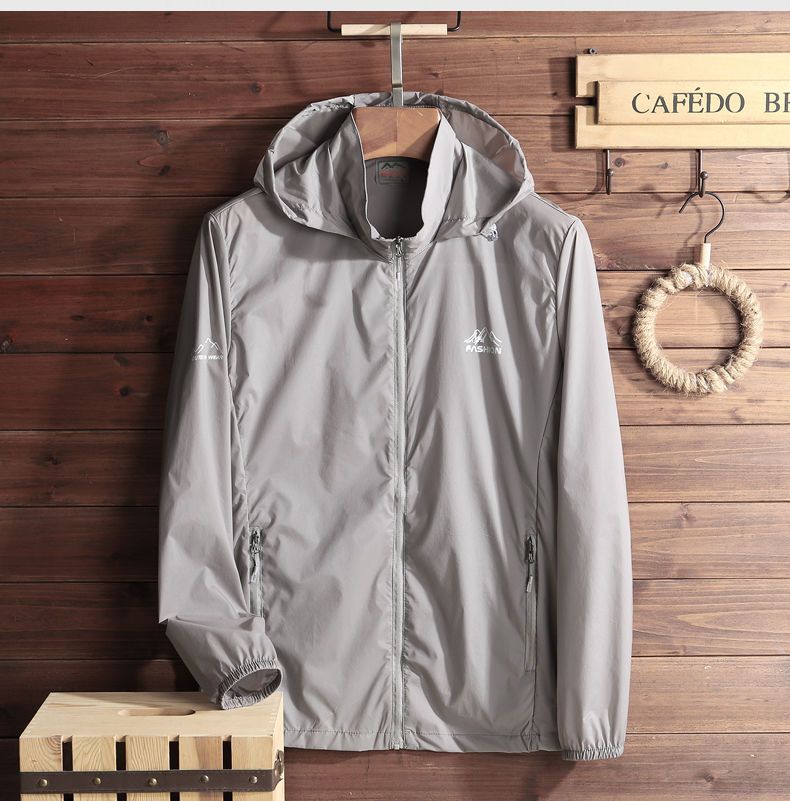 Jpdun Summer Ultra-Thin Breathable Raincoat Sun-Protective Clothing_voghion.com