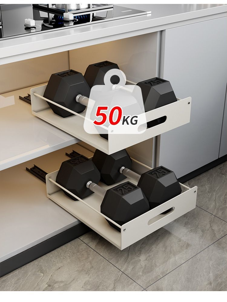 Cesta para ollas de cocina de estilo chino, armario multifuncional extraíble, organizador portátil de almacenamiento impermeable, no_voghion.com