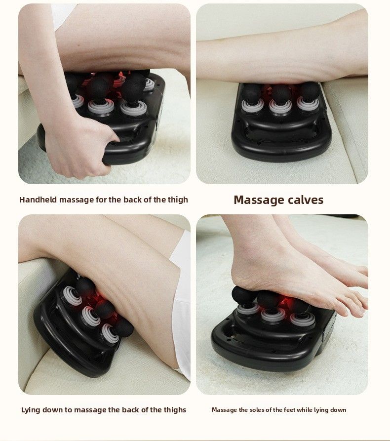 New 6-Head Muscle Relaxation Massage Device Vibration Neck Soft Head Fascia Gun Sports Student Special Edition_voghion.com