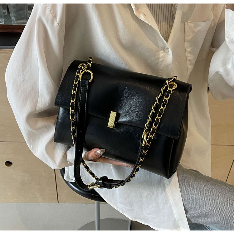 Borsa a tracolla a catena di alta qualità e grande capacità per le donne, nuova borsa a tracolla semplice e versatile del 2025_voghion.com