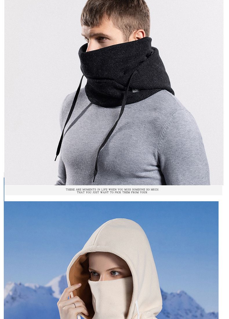 9620 Scaldacollo invernale in pile per uomo e donna, per ciclismo e sci, con maschera integrata, per genitori e bambini_voghion.com