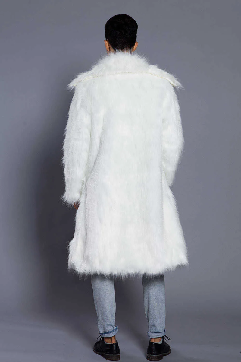 2018 herbst Winter Neue männer Quadrat Kragen Faux Nerz Pelz Langen Mantel High-grade Mann Komfortable Dicke Warme windjacke_voghion.com
