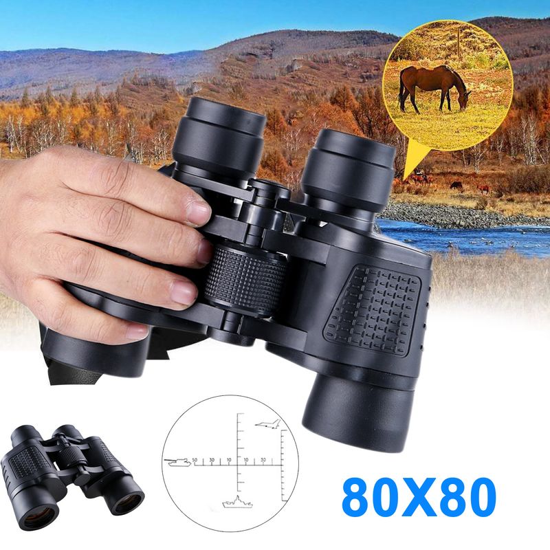 Binoclu SportLife cu zoom optic, ocular mare, rază lungă de vizualizare, dimensiuni compacte, binoclu portabil cu vedere nocturnă, telescop_voghion.com