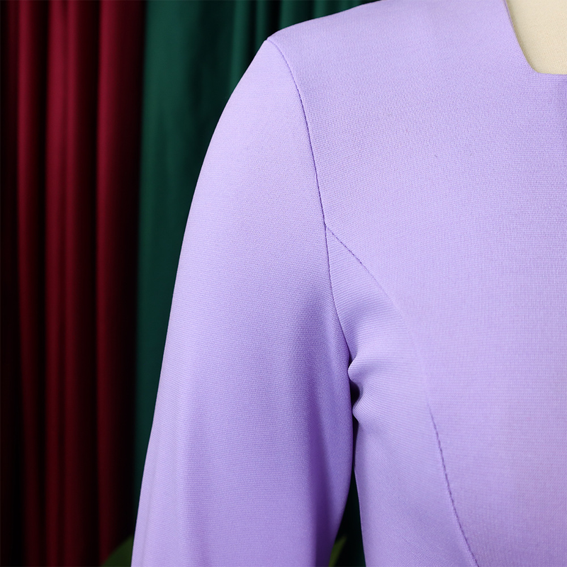 Women's Autumn And Winter New Long-sleeved OL Temperament Elegant Ruffled African Dress_voghion.com