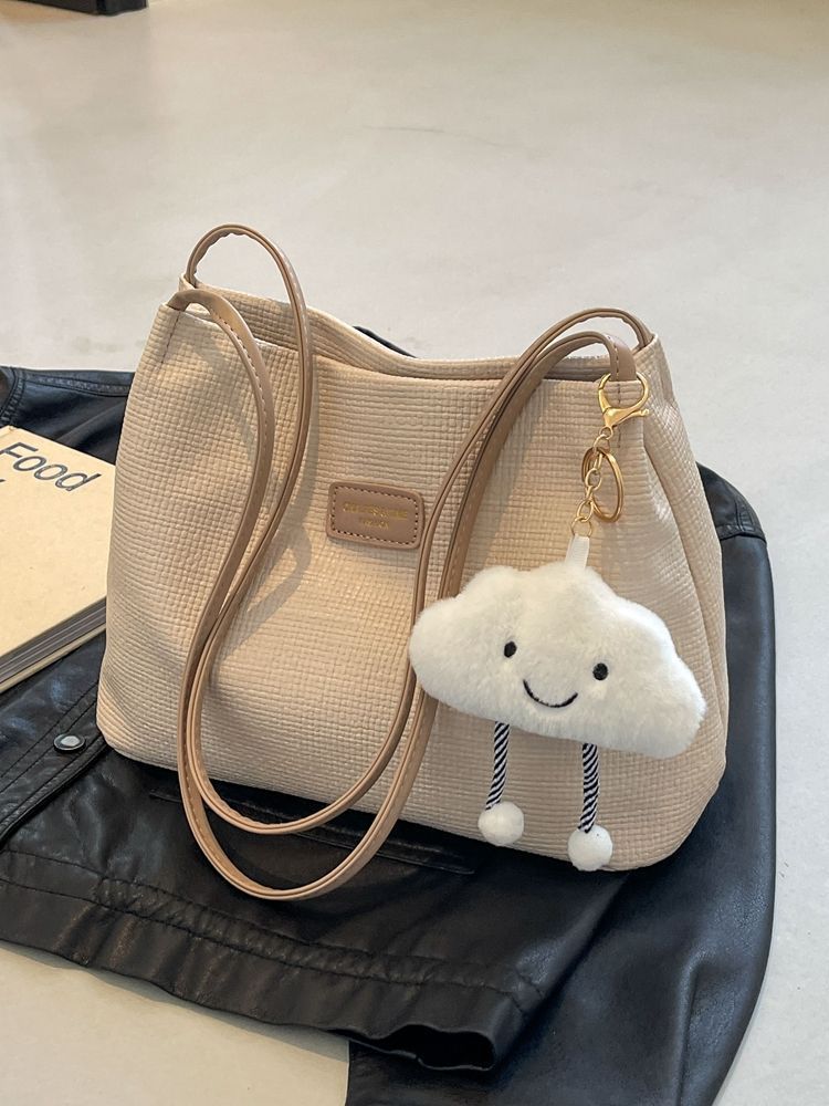 Große Kapazität für Damen 2024 Neue Sommer Vielseitige Einfache Schulter mit Advanced Commuter Tote Bucket Bag_voghion.com