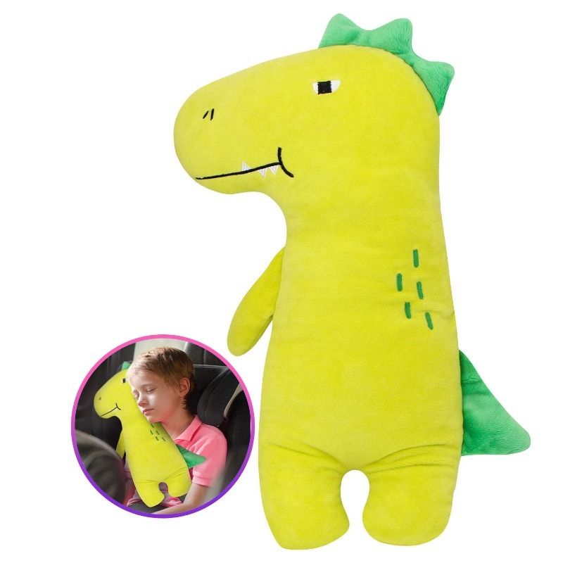 Biztonsági öv párna gyerekeknek, dinoszaurusz autós párna gyerekeknek, kisgyermek biztonsági öv párna Biztonsági öv huzat lány fiú baba autós babakocsihoz_voghion.com