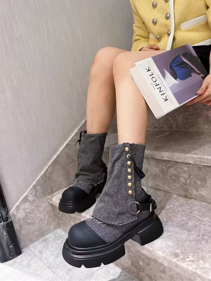 p9/Martin wo, τζιν κοντά πριτσίνια, μπότες δύο τεμαχίων σε στυλ καυτού κοριτσιού, χοντρές σόλες, ψηλόμεσες μπότες για μικρόσωμα άτομα,_voghion.com