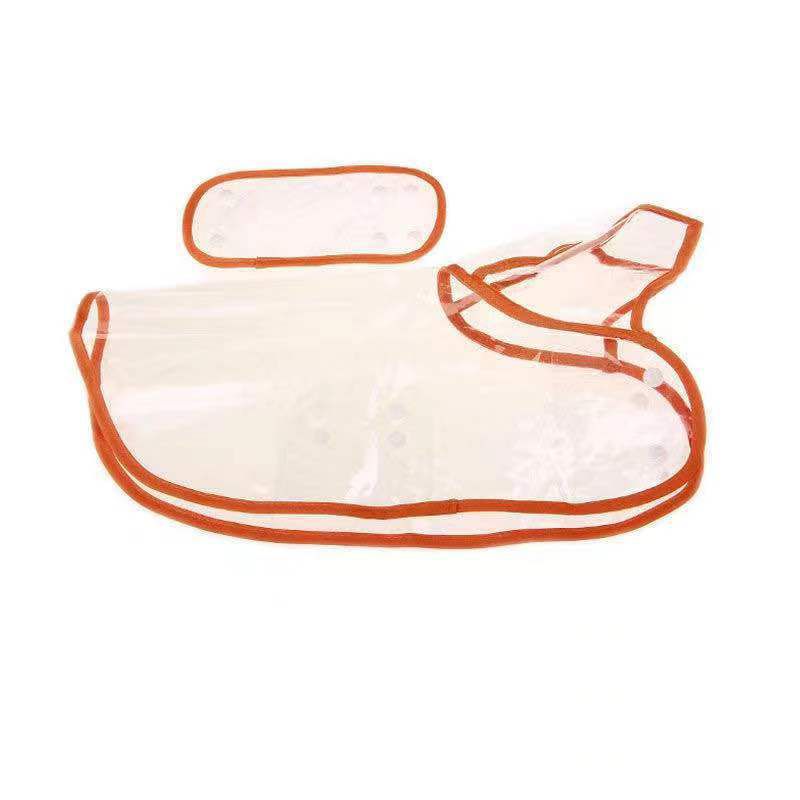Pet Dog Puppy Transparent Rainwear Raincoat Pet Hooded Waterproof Jacket Clothes Soft PVC Small Dogs Raincoat Puppy Rain Poncho_voghion.com