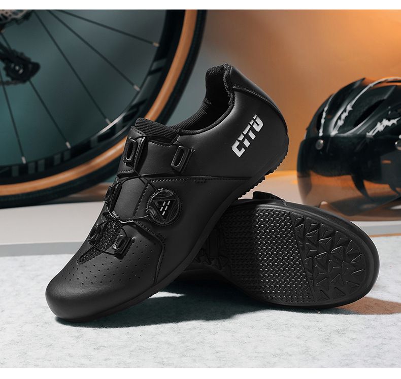 New Road Bike Cycling Shoes Men's Mountain Bike Bicycle Shoe Lock Competition Road Bike Lock Shoe Set Women's Cycling Shoes_voghion.com